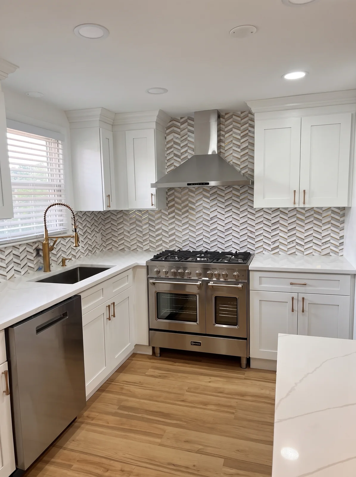 Kitchen remodel by Innov Builders in Wakefield, MA